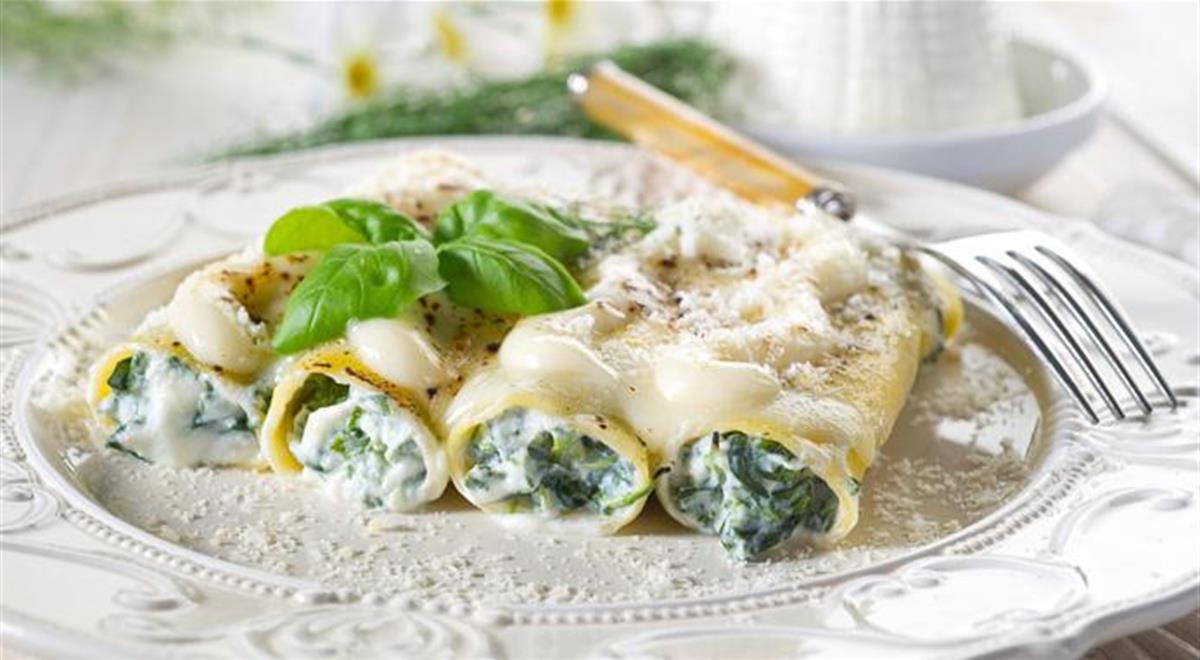 Cannelloni di ricotta e spinaci